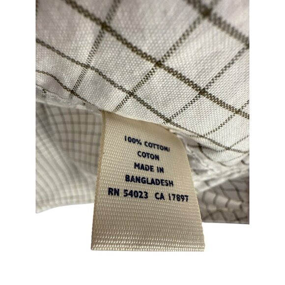 Old Navy XL Button Down Shirt Checkered Short Sleeve Casual Cotton Streetwear - Picture 6 of 8